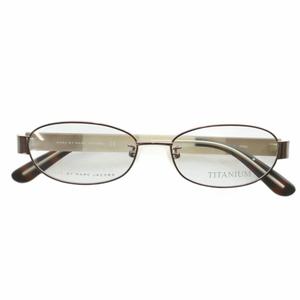マークバイマークジェイコブス MARC by MARC JACOBS 眼鏡 メガネ 度なし チタンフレーム オーバル ロゴ 52□16-140 グレー MMJ 0541/F /XZ ■GY11 レディース