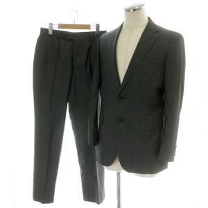 バーバリー BURBERRY セットアップ 上下2点セット テーラードジャケット 2B サイドベンツ 背抜き スラックス テーパード 灰 グレー A1H35-194-07 /MP ■GY18 メンズ