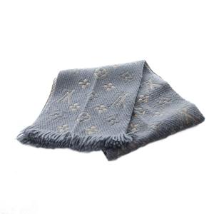 ルイヴィトン LOUIS VUITTON エシャルプ ロゴマニア シャイン グリ  