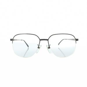 バーバリーズ Burberrys 眼鏡 めがね ハーフリム クリアレンズ ロゴ 度入り 56□17-141 黒 ブラック ■GY11 /MQ レディース