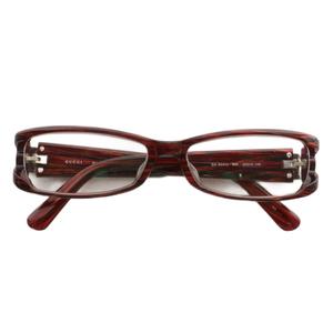グッチ GUCCI 眼鏡 メガネ 度入り セルフレーム スクエア ロゴ 53□15-129 赤 レッド GG-9047J /XZ ■OH ■GY18 レディース