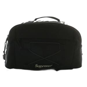 シュプリーム SUPREME 17ss Waist Bag ウエストバッグ ボディバッグ ナイロン ロゴ プリント 黒 ブラック /XZ ■GY18 メンズ