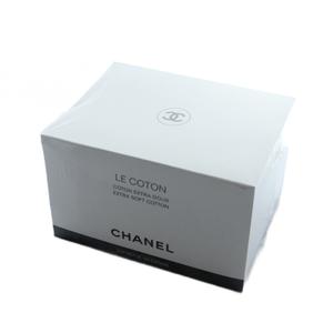 未使用品 シャネル CHANEL コスメ コットン ロゴ 白 ホワイト 100枚入り /MQ ■GY11 その他