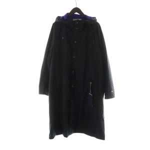 未使用品 カラー kolor タグ付き 21SS バックプリント ナイロン コート