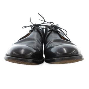 バーバリー BURBERRY チャッカブーツ 革靴 レザー レースアップ 25cm 黒 ブラック /AE ■GY18 メンズ