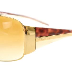 プラダ PRADA 眼鏡 サングラス メタルフレーム グラデーション ロゴ 67□13-115 茶色 ブラウン ゴールド色 SPR 74G /XZ ■OH ■GY18 レディース