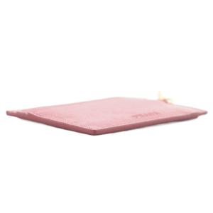 プラダ PRADA サフィアーノ カードケース パスケース 定期入れ レザー チェーン ピンク /XZ ■OH ■GY11 レディース