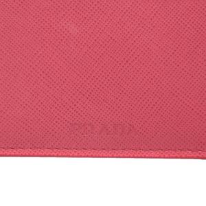 プラダ PRADA サフィアーノ カードケース パスケース 定期入れ レザー チェーン ピンク /XZ ■OH ■GY11 レディース
