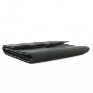 プラダ PRADA 財布 三つ折り ナイロン レザー 三角ロゴプレート 黒 ブラック /XZ ■GY11 レディース