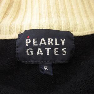 パーリーゲイツ PEARLY GATES ニットジャケット スタンドカラー ジップ