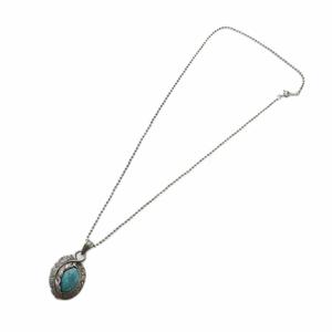 サード SAAD ネックレス アクセサリー フェザー ターコイズ Silver925