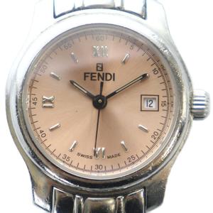 フェンディ FENDI 210L 腕時計 ウォッチ クォーツ ピンク文字盤