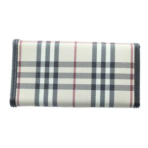 バーバリー BURBERRY キーケース キャンバス レザー ノバチェック ロゴ 5連 黒 ブラック ベージュ /KW ■GY11 メンズ レディース