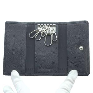 バーバリー BURBERRY キーケース キャンバス レザー ノバチェック ロゴ 5連 黒 ブラック ベージュ /KW ■GY11 メンズ レディース