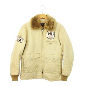 ショット SCHOTT フライトジャケット S ベージュ /MN27 ■GY11 メンズ