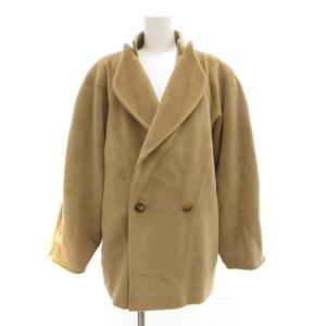 スポーツマックス マックスマーラ SPORT MAX ピアチェンツァ PIACENZA ピーコート Pコート 40 M スーパーカシミヤ ショート丈 ベージュ /AE ■GY18 レディース