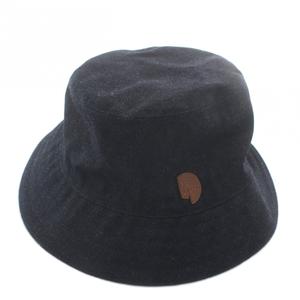 エルメス HERMES フレッド クルー カルーゼル 帽子 バケットハット バケハ デニム ワッペン 57 インディゴ 紺 ネイビー /XZ ■OH ■GY17 メンズ