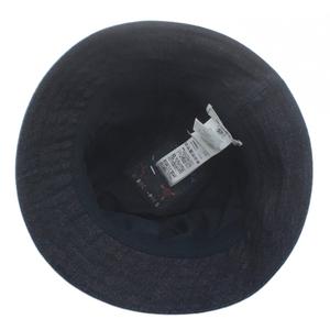 エルメス HERMES フレッド クルー カルーゼル 帽子 バケットハット バケハ デニム ワッペン 57 インディゴ 紺 ネイビー /XZ ■OH ■GY17 メンズ