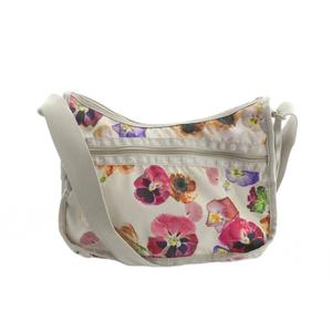 レスポートサック LesportSAC ショルダーバッグ 斜めがけ ロゴ パンジー柄 総柄 マルチカラー ■GY18 /MQ レディース