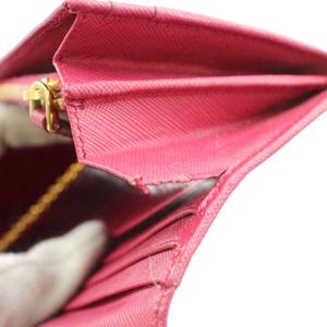 プラダ PRADA 長財布 二つ折り サフィアーノレザー リボン ロゴ ゴールド金具 ピンク /XZ ■OH ■GY18 レディース