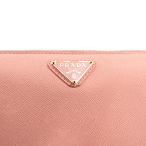 プラダ PRADA サフィアーノ 長財布 ウォレット 小銭入れ レザー ピンク /JS ■GY17 レディース