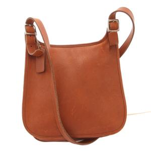 コーチ COACH オールドコーチ 9131 ヴィンテージ ショルダーバッグ 斜め掛け クロスボディ フラップ レザー 茶 ブラウン /FF ■GY18 レディース