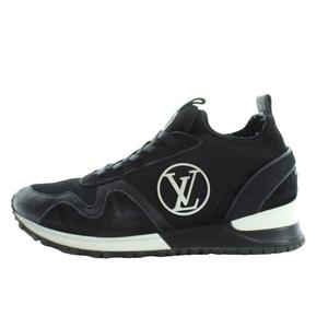 ルイヴィトン LOUIS VUITTON 21AW ランアウェイ・ライン スニーカー シューズ 靴 ロゴ 39 24.5 黒 ブラック 1A9ER5 /MW ■GY18 メンズ