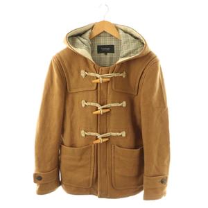 バーバリーブラックレーベル BURBERRY BLACK LABEL ダッフルコート ショート丈 アウター M キャメル /DF ■GY17 メンズ