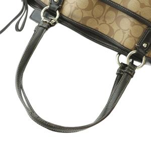 コーチ COACH 2WAY ハンドバッグ トートバッグ ショルダーバッグ シグネチャー柄 ベージュ F19818 /MI ■GY18 レディース