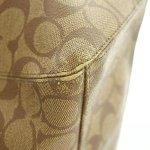 コーチ COACH 2WAY ハンドバッグ トートバッグ ショルダーバッグ シグネチャー柄 ベージュ F19818 /MI ■GY18 レディース