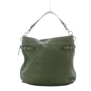 コーチ COACH ショルダーバッグ ハンド ワンハンドル レザー 本革 緑 ロゴ 無地 バックルデザイン 16457 /RI ■OS ■GY42 レディース