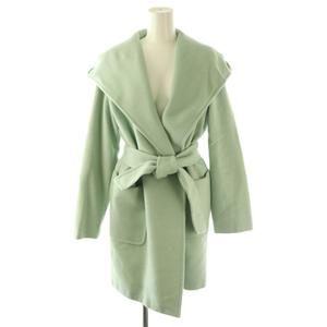 マックスマーラ MAX MARA 白タグ RIALTO リアルト フーデッド コート キャメルヘア フード アウター 40 ミント /DF ■GY18 レディース