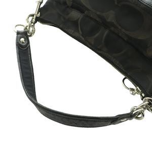 コーチ COACH 2WAY ショルダーバッグ ハンドバッグ シグネチャー柄 黒 F18349 /MI ■GY42 レディース