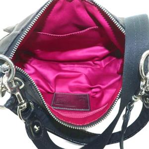 コーチ COACH 2WAY ショルダーバッグ ハンドバッグ シグネチャー柄 黒 F18349 /MI ■GY42 レディース