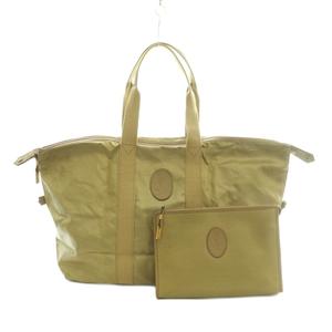 イヴサンローラン YVES SAINT LAURENT 2点セット ボストンバッグ セカンドバッグ ナイロン ベージュ /MI ■GY11 レディース
