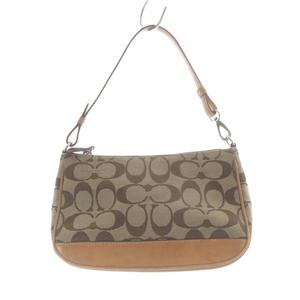 コーチ COACH ハンドバッグ キャンバス レザー シグネチャー 茶色 ブラウン 6094 /SR ■GY11 レディース