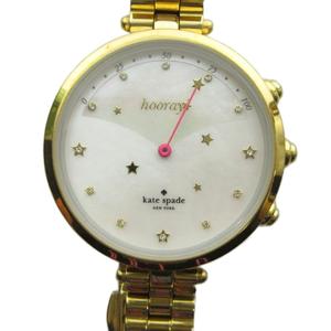 ケイトスペード KATE SPADE KST23203 腕時計 ウォッチ クォーツ ロゴ シェル文字盤 ゴールド色 ■GY18 /MQ メンズ