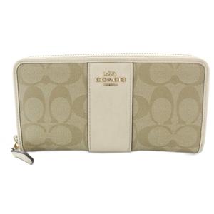 コーチ COACH 長財布 小銭入れあり ロゴ ベージュ F54630 /SR ■GY18 レディース