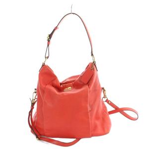 コーチ COACH 21762 ショルダーバッグ ハンド 2way レザー ロゴ 赤 レッド ■GY18 /MQ レディース