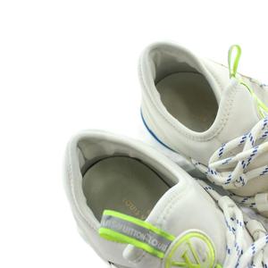 ルイヴィトン LOUIS VUITTON ファストレーンライン スニーカー シューズ 靴 メッシュ ロゴ 6 25cm白 ホワイト ■GY17 /MQ ■OH メンズ