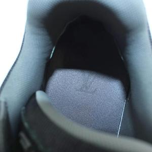 ルイヴィトン LOUIS VUITTON 1AHDBO LVトレイナーライン スニーカー シューズ 靴 スエード レザー ロゴ 6 25cm 黒 ブラック ■GY17 /MQ ■OH メンズ