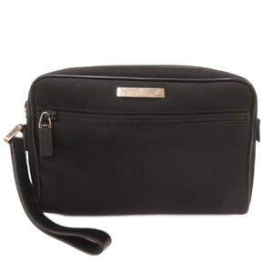グッチ GUCCI クラッチバッグ セカンド キャンバス ロゴプレート 黒 ブラック 018-1607 002404 /JS ■GY18 レディース