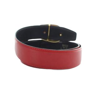 グッチ GUCCI ベルト ゴールド金具 036.194.0956 レザー 65/26 赤 レッド ■GY18 /MQ ■OH 