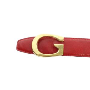 グッチ GUCCI ベルト ゴールド金具 036.194.0956 レザー 65/26 赤 レッド ■GY18 /MQ ■OH 