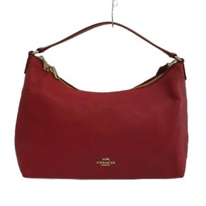 コーチ COACH ハンドバッグ ショルダー 2WAY レザー ワンハンドル ロゴ ゴールド金具 赤 レッド F36628 /XZ ■GY18 レディース