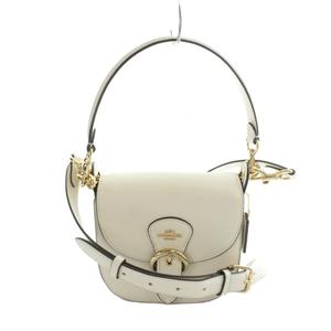 コーチ COACH C5685 ショルダーバッグ ハンドバッグ 2way ワンハンドル レザー アイボリー ロゴ 白 ホワイト ■GY18 /MQ レディース
