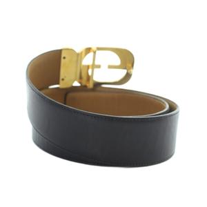 グッチ GUCCI インターロッキングG ベルト ゴールド金具 GGバックル レザー ロゴ 黒 ブラック ■GY17 /MQ ■OH レディース