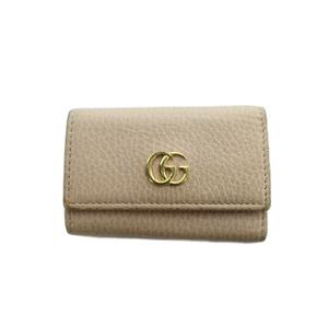 グッチ GUCCI キーケース ロゴ 6連 レザー マーモント ピンク ■GY13 /MQ ■OH レディース
