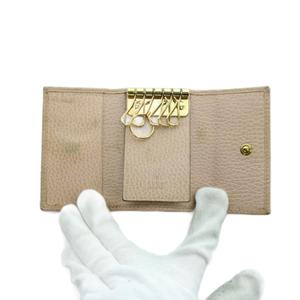 グッチ GUCCI キーケース ロゴ 6連 レザー マーモント ピンク ■GY13 /MQ ■OH レディース
