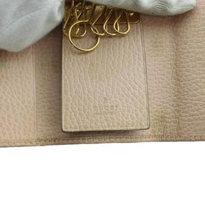グッチ GUCCI キーケース ロゴ 6連 レザー マーモント ピンク ■GY13 /MQ ■OH レディース